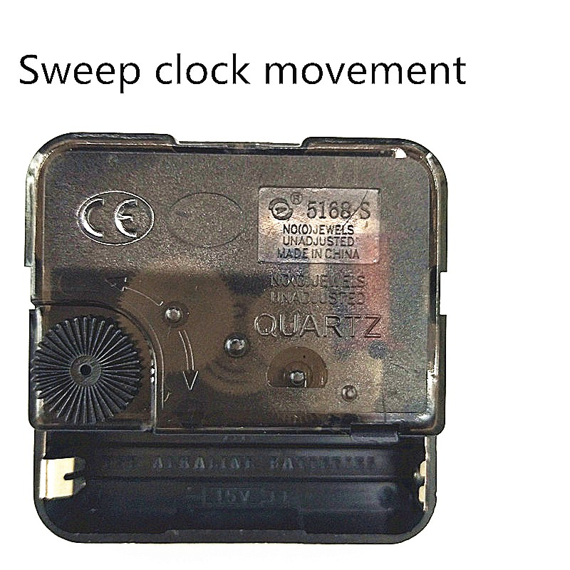 直销5168扫秒机芯配件挂钟机芯Quartz clock movement with hands