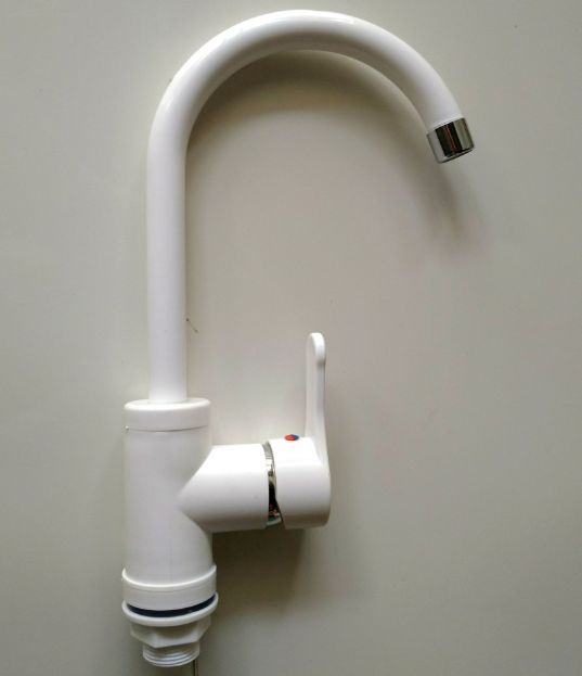 Brand new ABS plastic l cold and hot water faucet, cold and hot single-hole washbasin faucet, washbasin faucet, washbasin faucet