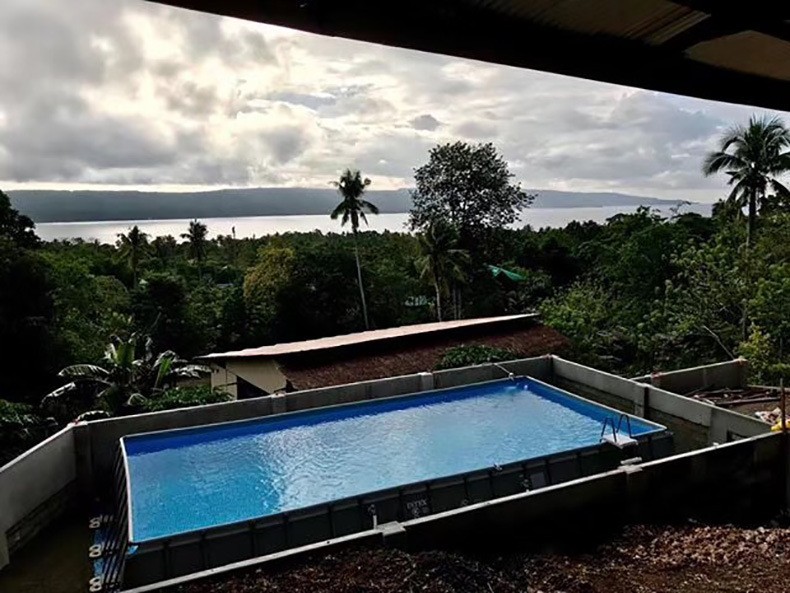 INTEX 26374 方形管架水池大型家庭支架游泳池洗浴池养鱼钓鱼详情6