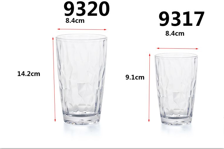 9320# 9317# PC 水杯产品图