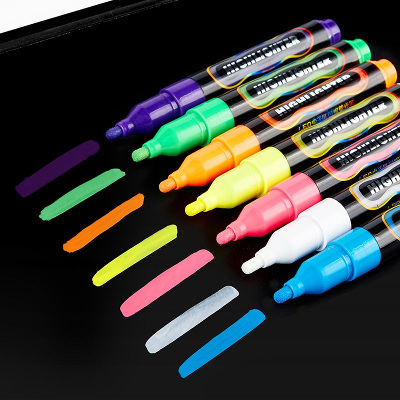 The Baok highlighter MP4901 LED electronic screen can be erased with seven colors of highlighter