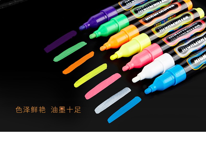 Booker highlighter MP4901 LED pantalla electrónica borrable highlighter siete colores pic 6