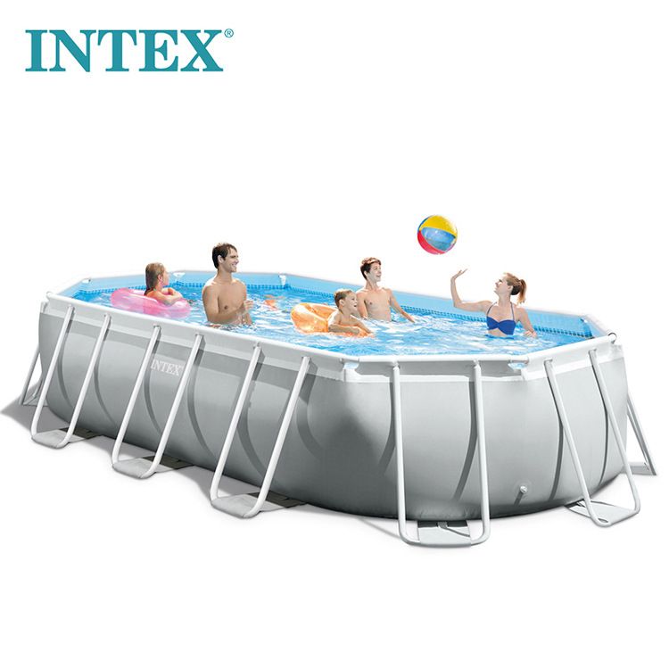 INTEX26798 bracket children's swimming pool, adult home outdoor children's water oval swimming pool details Picture