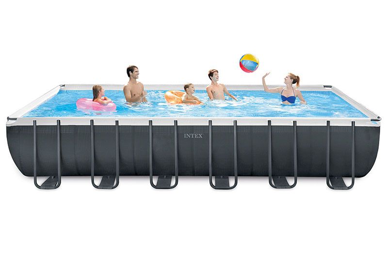 INTEX732cm rectangular tube frame pool children's super large mesh bracket family swimming pool 26364 Application Scenario