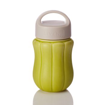 【 Gan Tang Xuan 】 Live Porcelain Pumpkin Fairy Travel Ceramic Cup Portable Water Cup, Single Layer 350ml Specification image