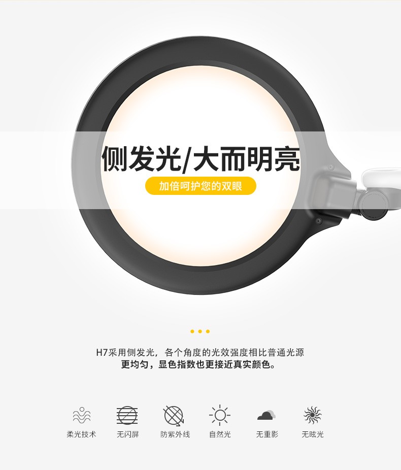 跨境商品 国2A级LED护眼台灯 学习工作阅读台灯 创意新款详情图3