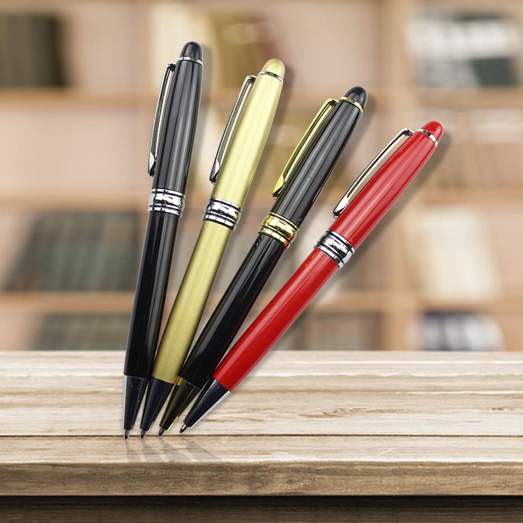 Customized logo for classic business office advertising metal ballpoint pens and ballpoint signature pens