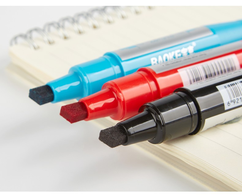 Bok MP210 12-color marker pen set, double-headed oil-based marker pic 12