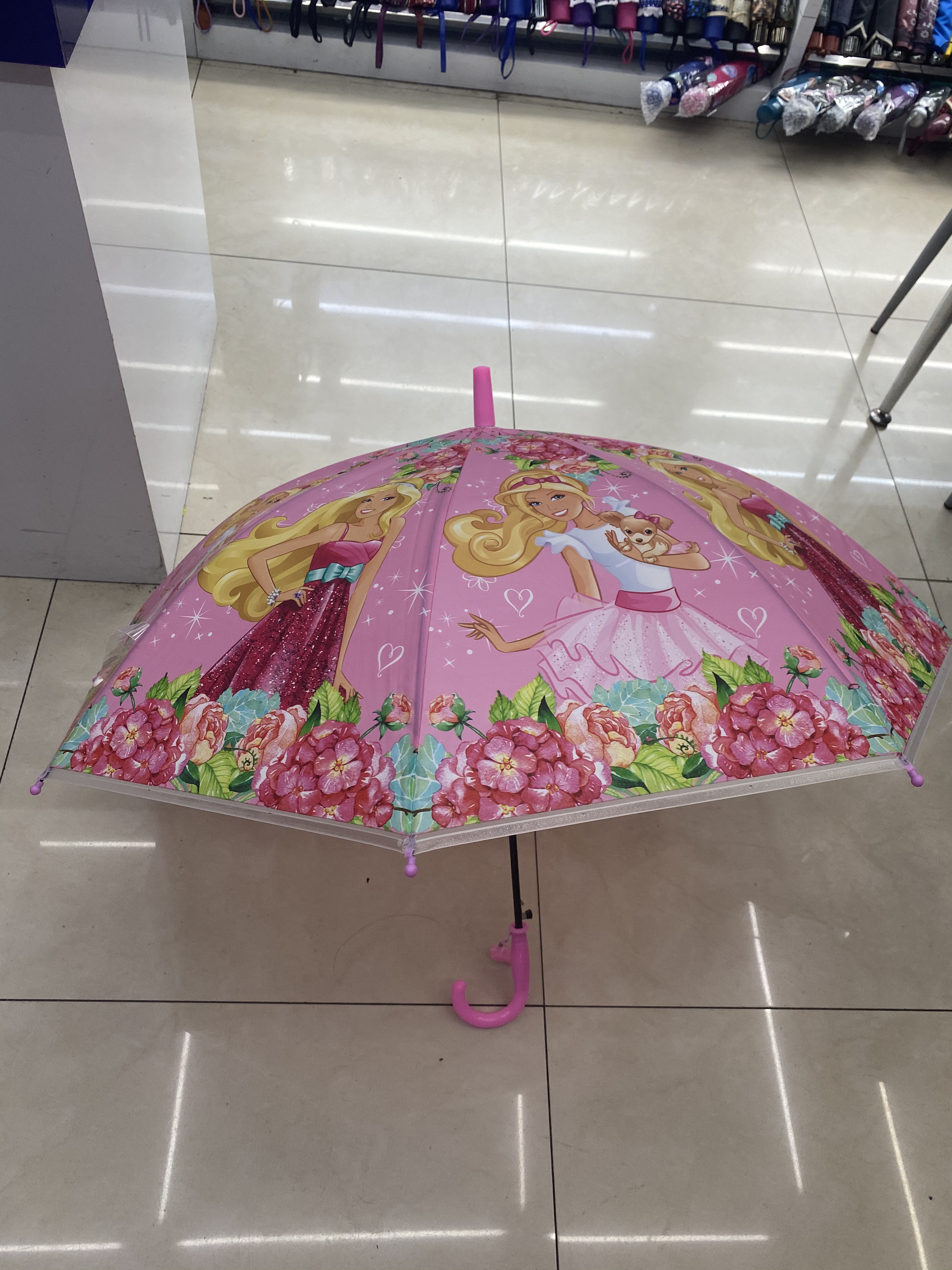 50Cm Child Umbrella Pvc Automatic Umbrella, 100 Pieces/Piece undefined