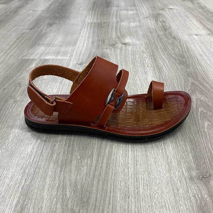 Fashionable PU leather outdoor men's beach sandals详情图2