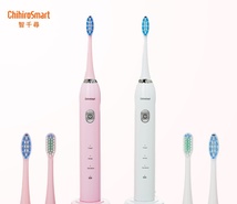 日本原装进口，智千寻成人充电式声波震动牙刷（简装）
两色可选：粉色，白色