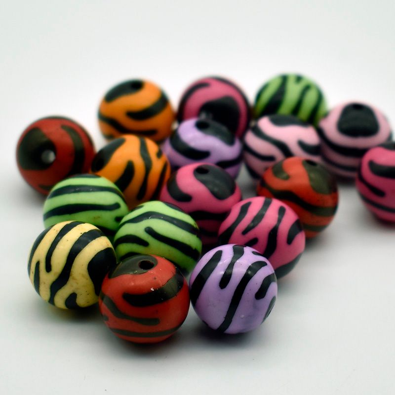 DIY jewelry accessories Handmade beaded material Earrings headdress zebra beads 235453423