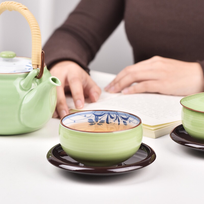 batik 茶具套装细节图