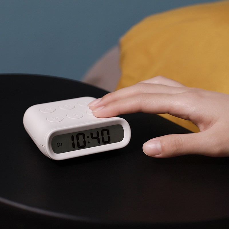 c5 Small alarm clock led bedside student smart new electronic alarm clock, multi-functional night light small clock detail image 5
