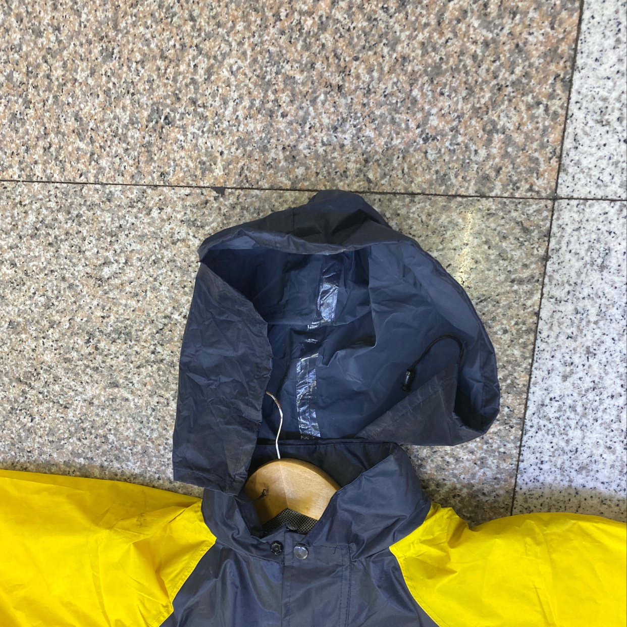 拼色双层套装细节图
