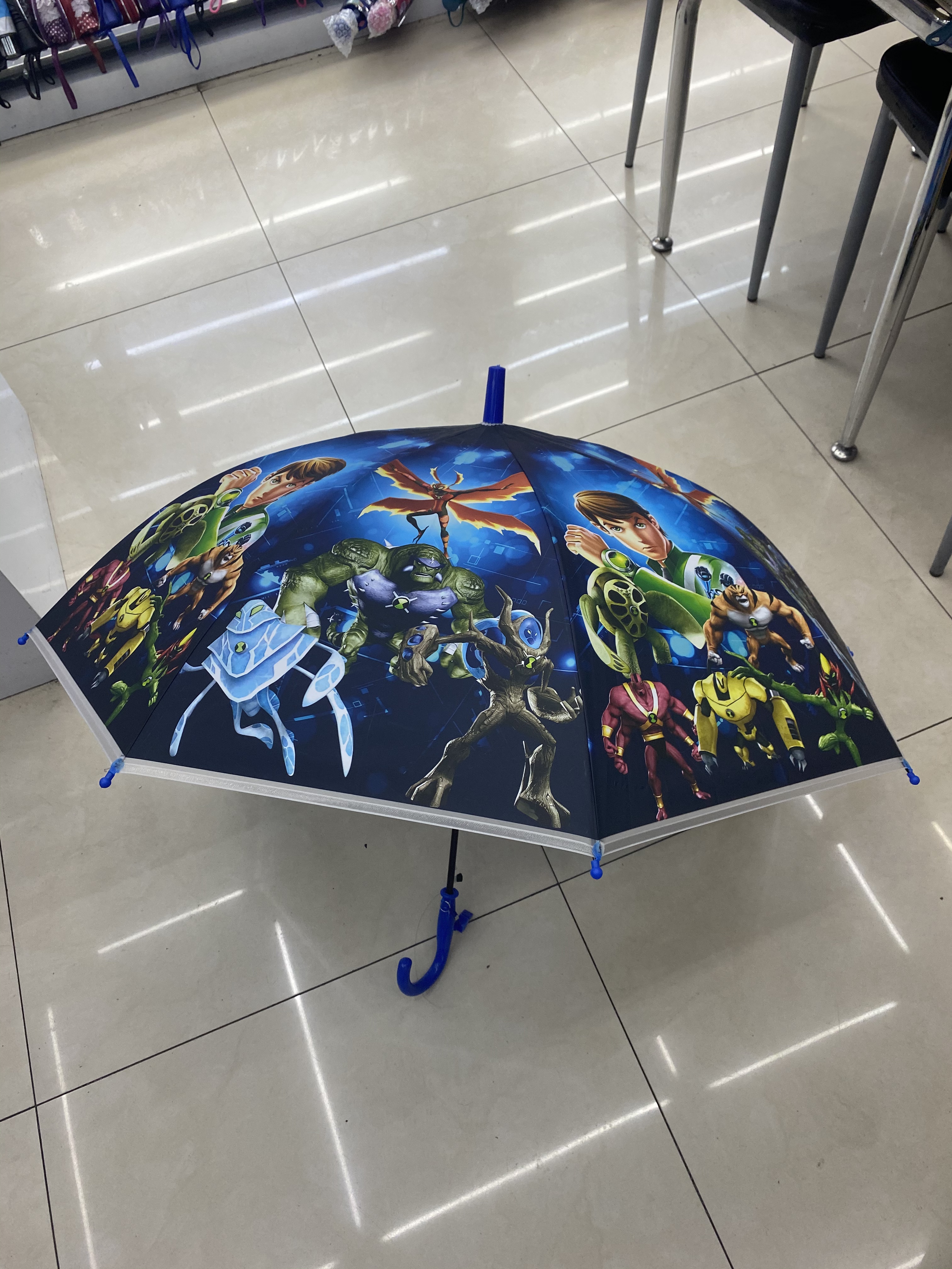 50Cm Child Umbrella Pvc Automatic Umbrella, 100 Pieces/Piece undefined