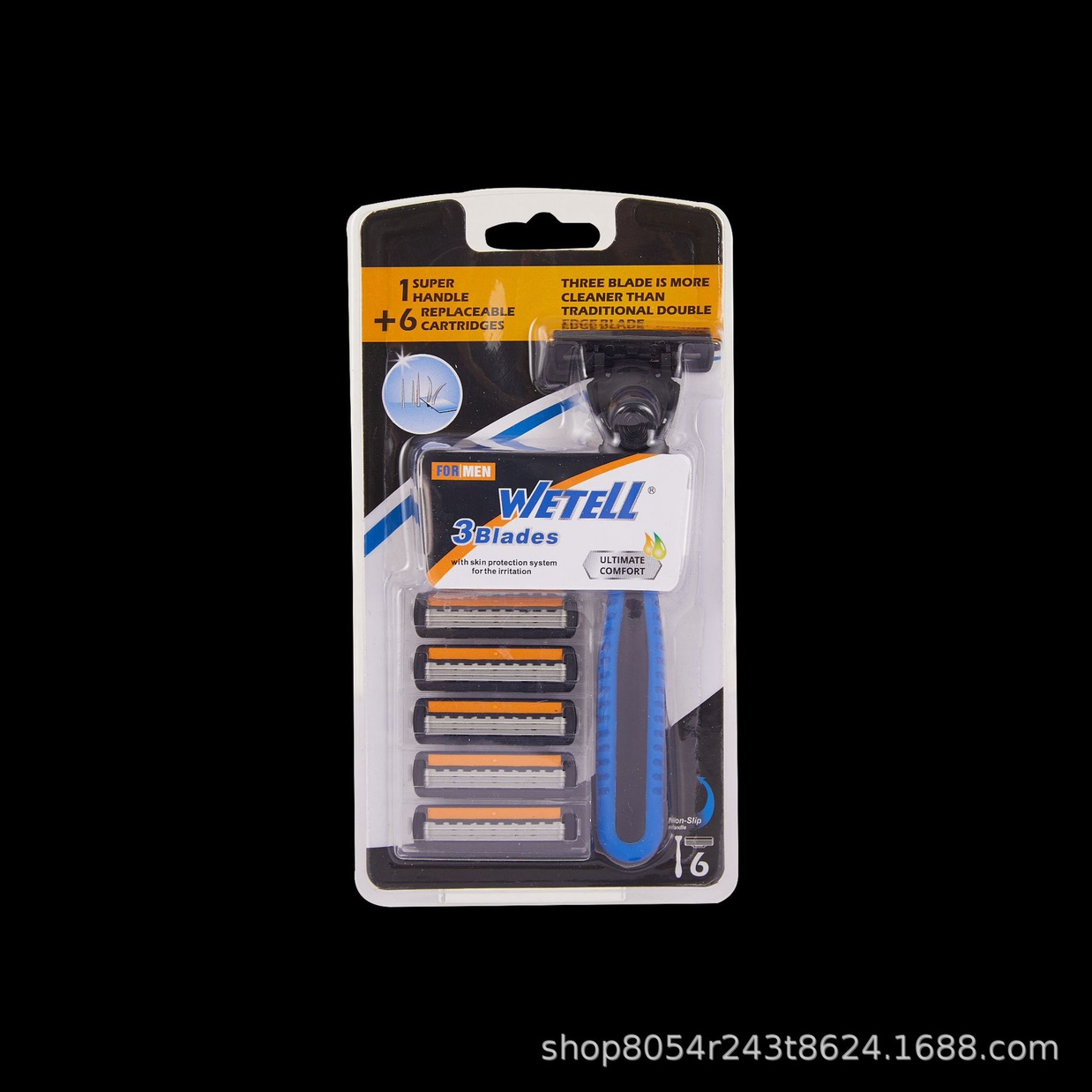 wetell manufacturer's best-selling three-layer replaceable blade imported stainless steel shaver