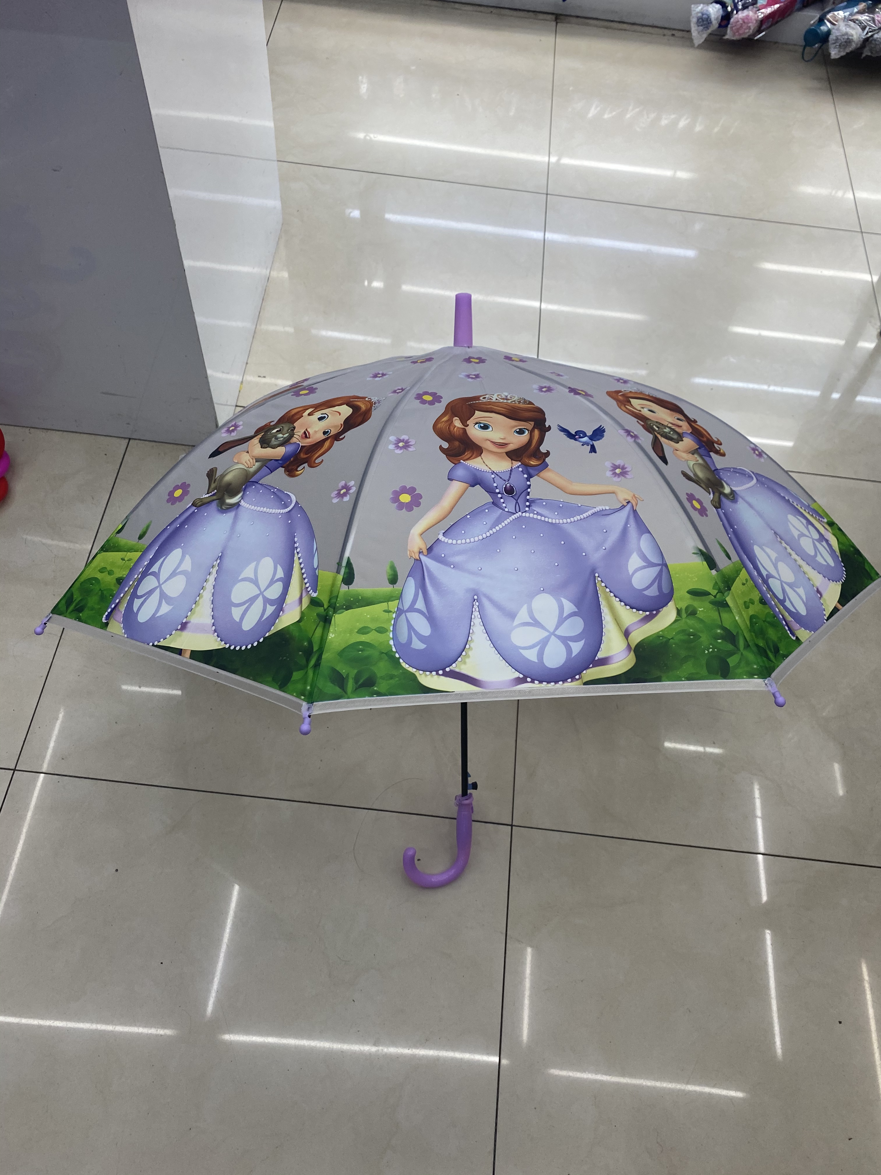 50Cm Child Umbrella Pvc Automatic Umbrella, 100 Pieces/Piece undefined