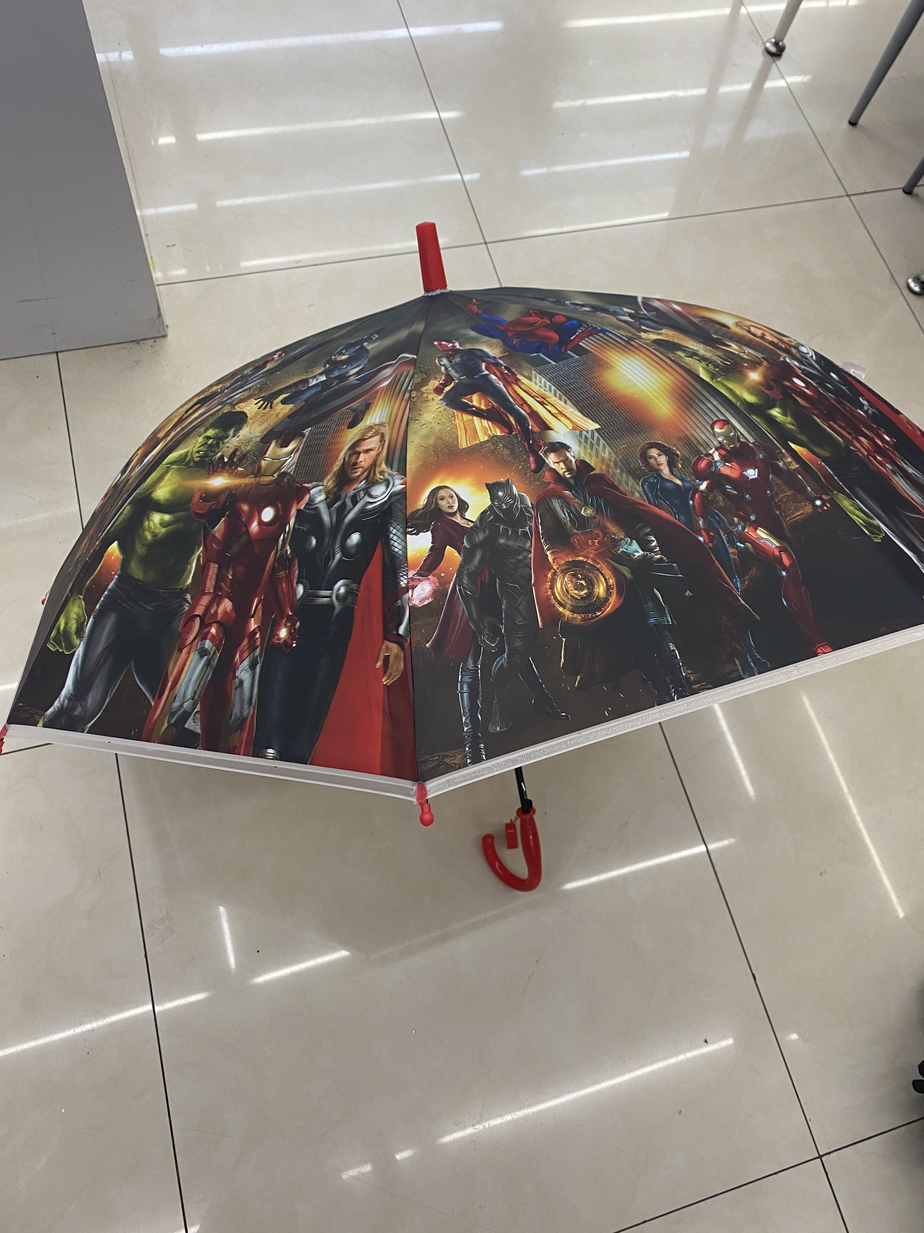 50Cm Child Umbrella Pvc Automatic Umbrella, 100 Pieces/Piece full figure