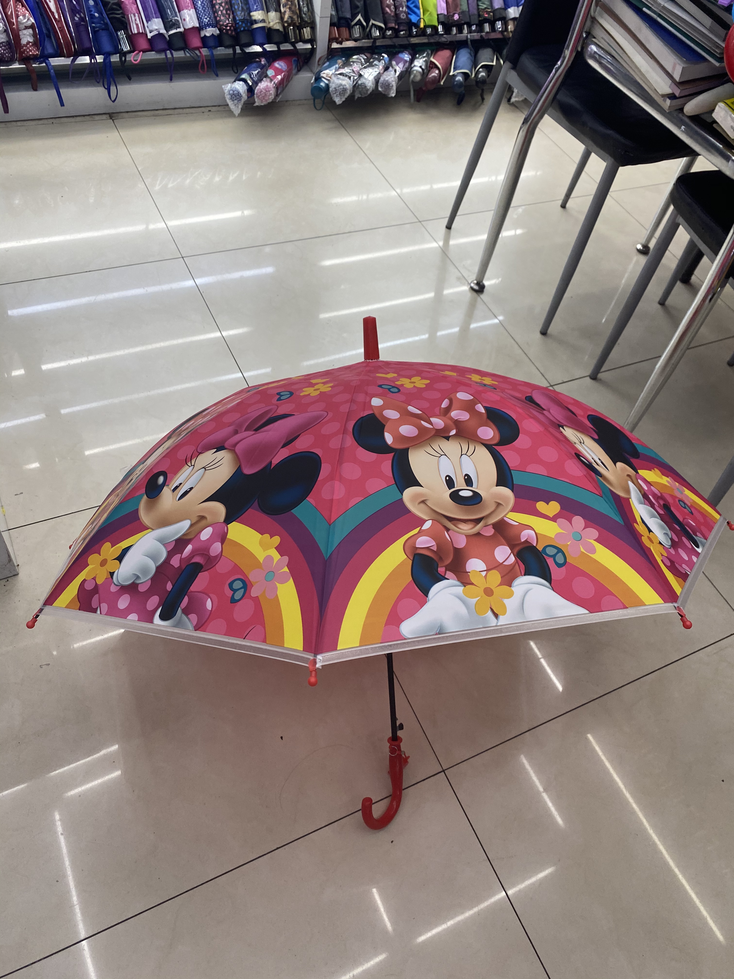 50Cm Child Umbrella Pvc Automatic Umbrella, 100 Pieces/Piece Specification drawing