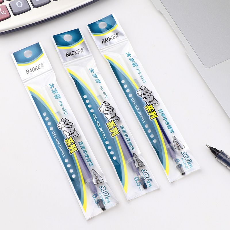 Pock PS1910 blue and black gel core 988 blue and black gel pen replacement core