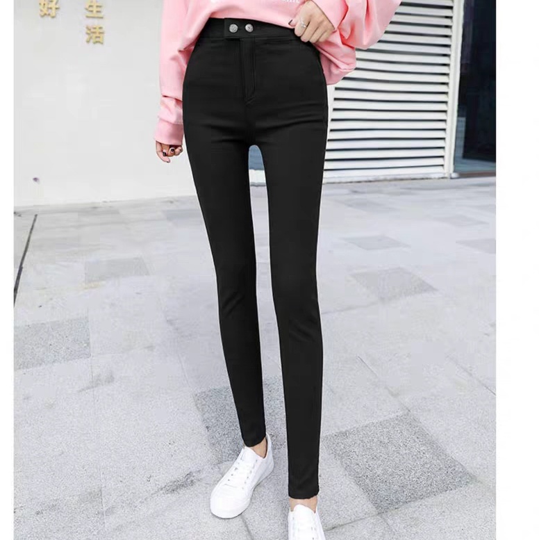 Leggings for women in autumn thin nine small feet black trousers 2020 new high waist slimming black pencil magic thumbnail