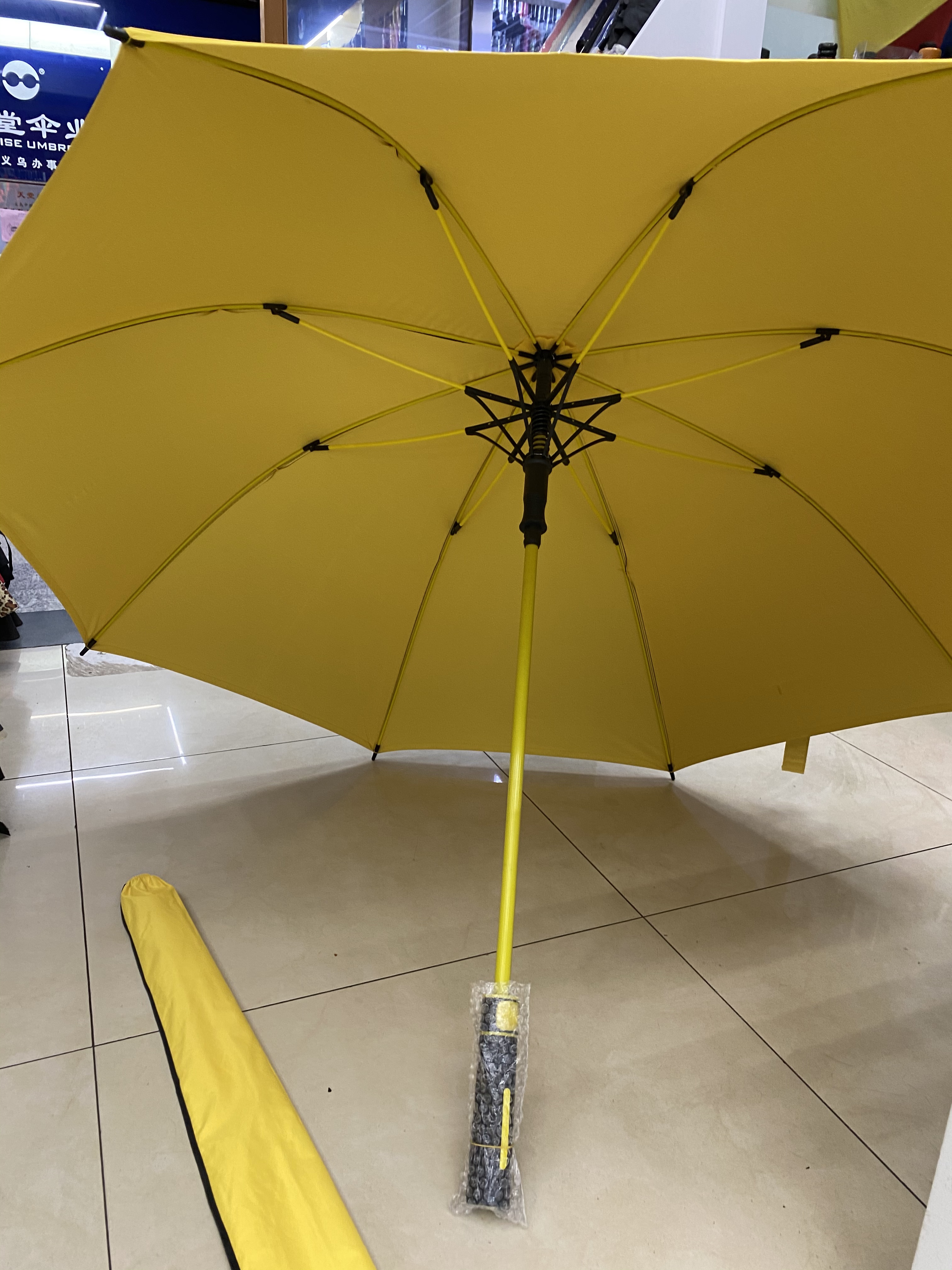 70/8K配色纤维黑胶自动伞详情图5