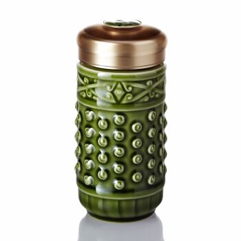 【 Gan Tang Xuan 】 Living Porcelain Little Universe Portable Cup, Single-layer 360ml Ceramic water Cup details Picture