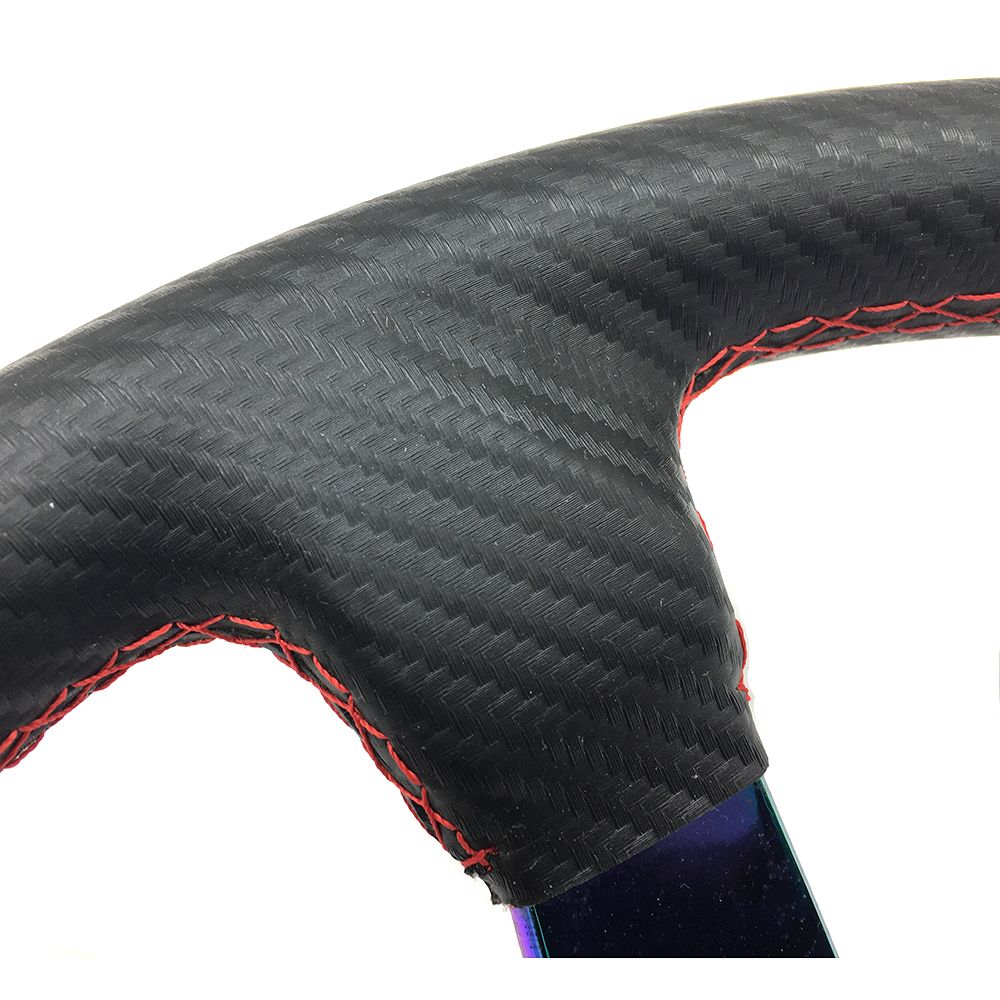 Steering wheel modification: PVC car steering wheel, car interior, car accessories modification: Universal PVC car steering gear Specification image