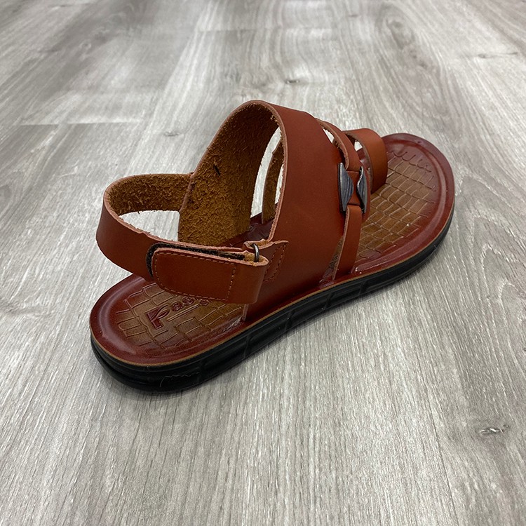 Fashionable PU leather outdoor men's beach sandals详情图3