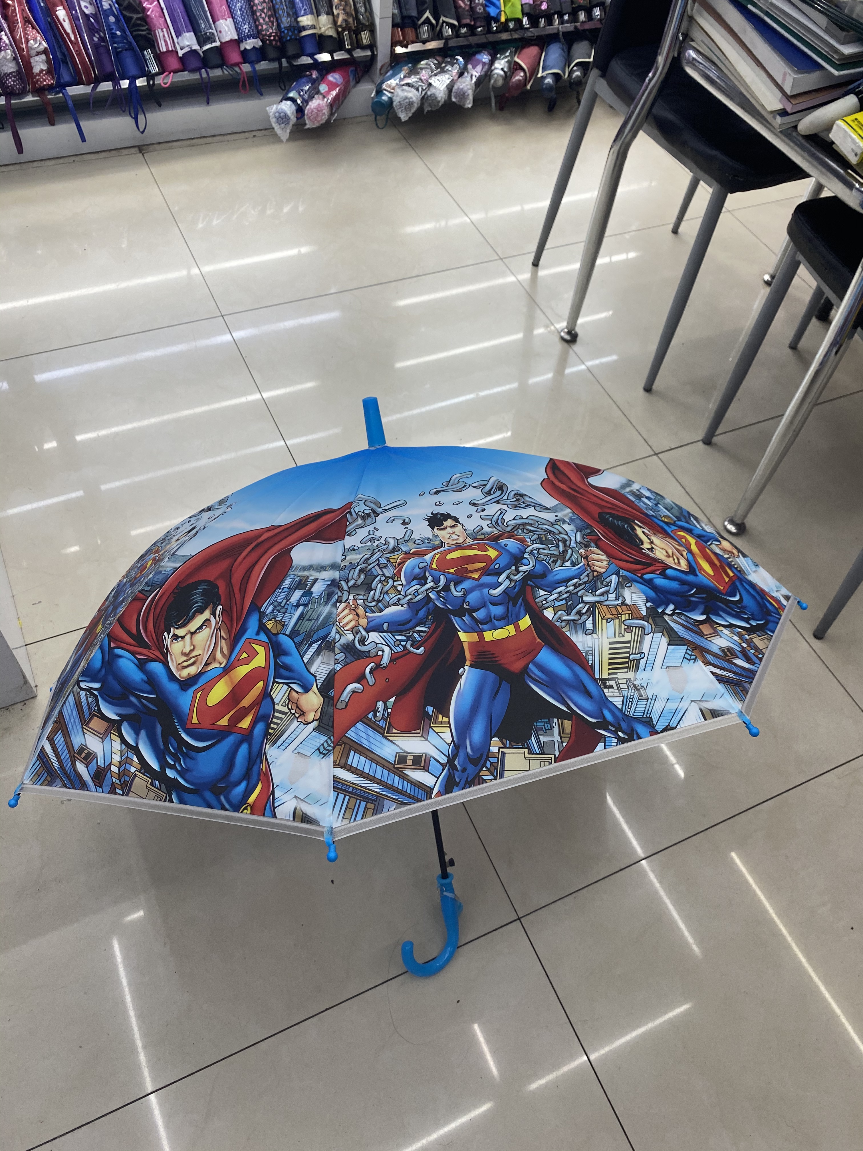 50Cm Child Umbrella Pvc Automatic Umbrella, 100 Pieces/Piece undefined