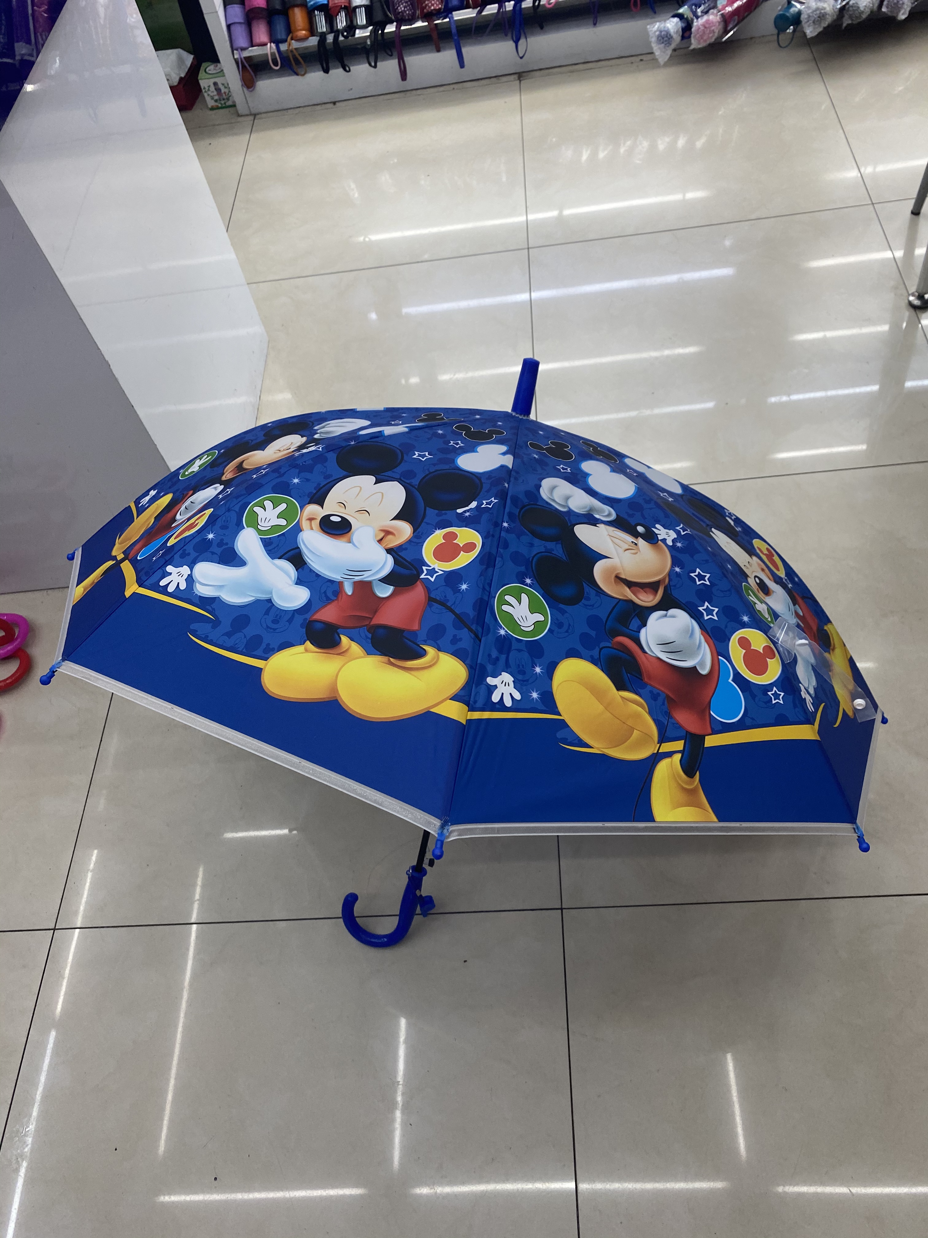 50Cm Child Umbrella Pvc Automatic Umbrella, 100 Pieces/Piece Item Picture