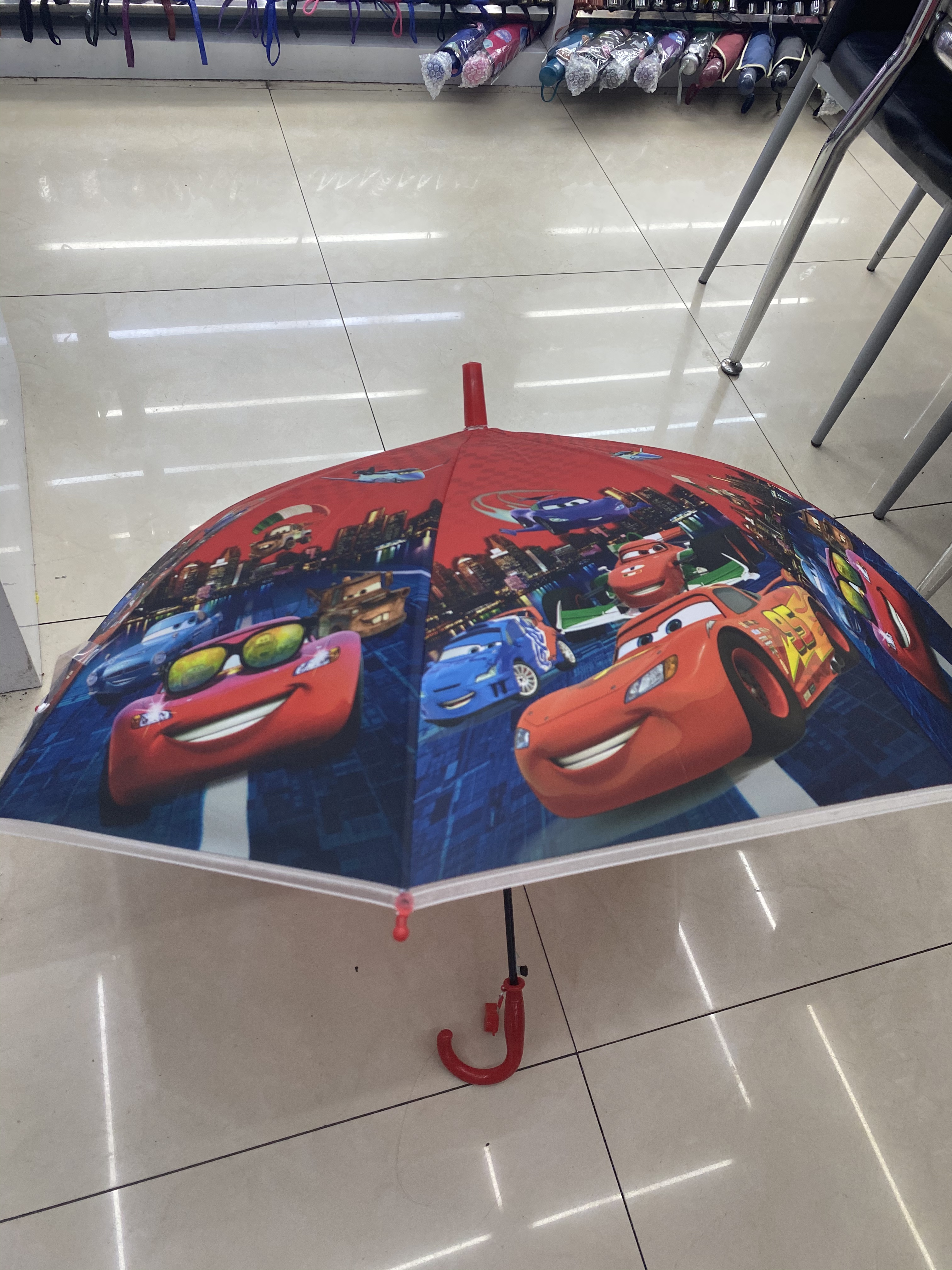 50Cm Child Umbrella Pvc Automatic Umbrella, 100 Pieces/Piece undefined