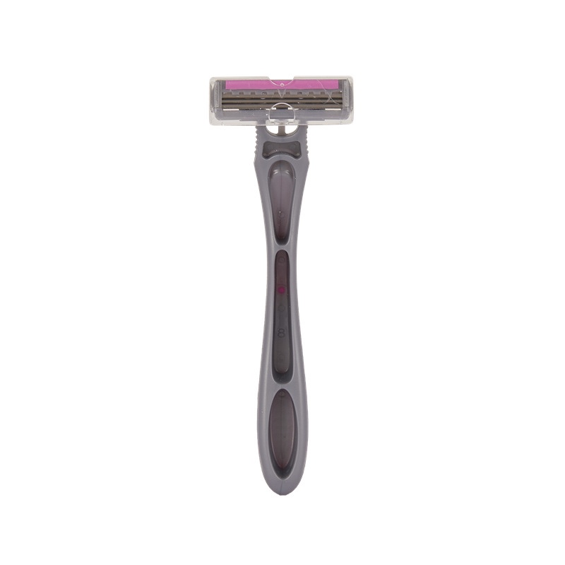 WETELL factory direct sales of men's disposable three-layer stainless steel shavers with induction heads Item Picture