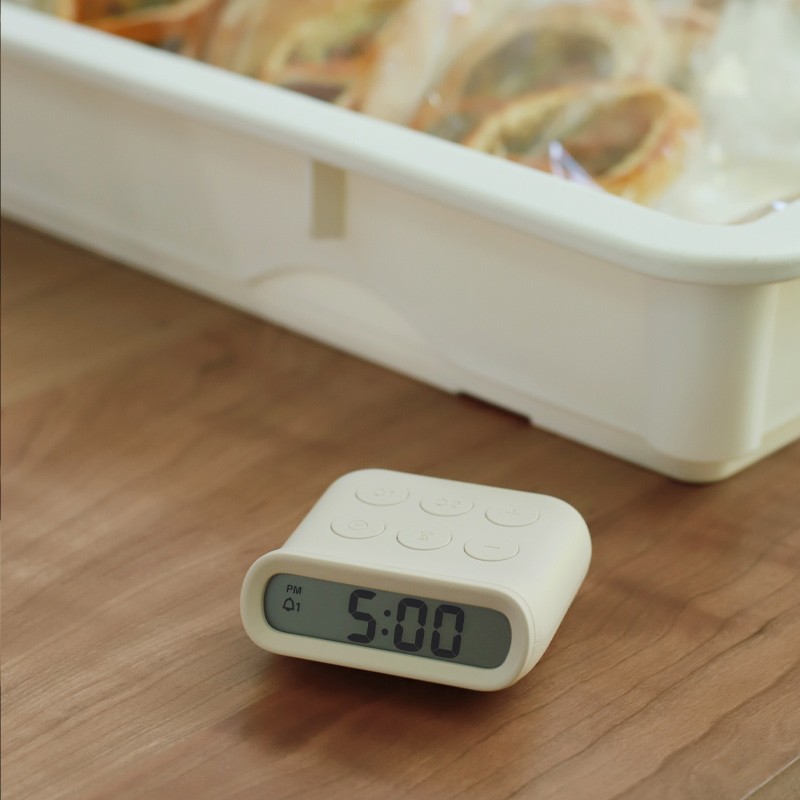 c5 Small alarm clock led bedside student smart new electronic alarm clock, multi-functional night light small clock detail image 7