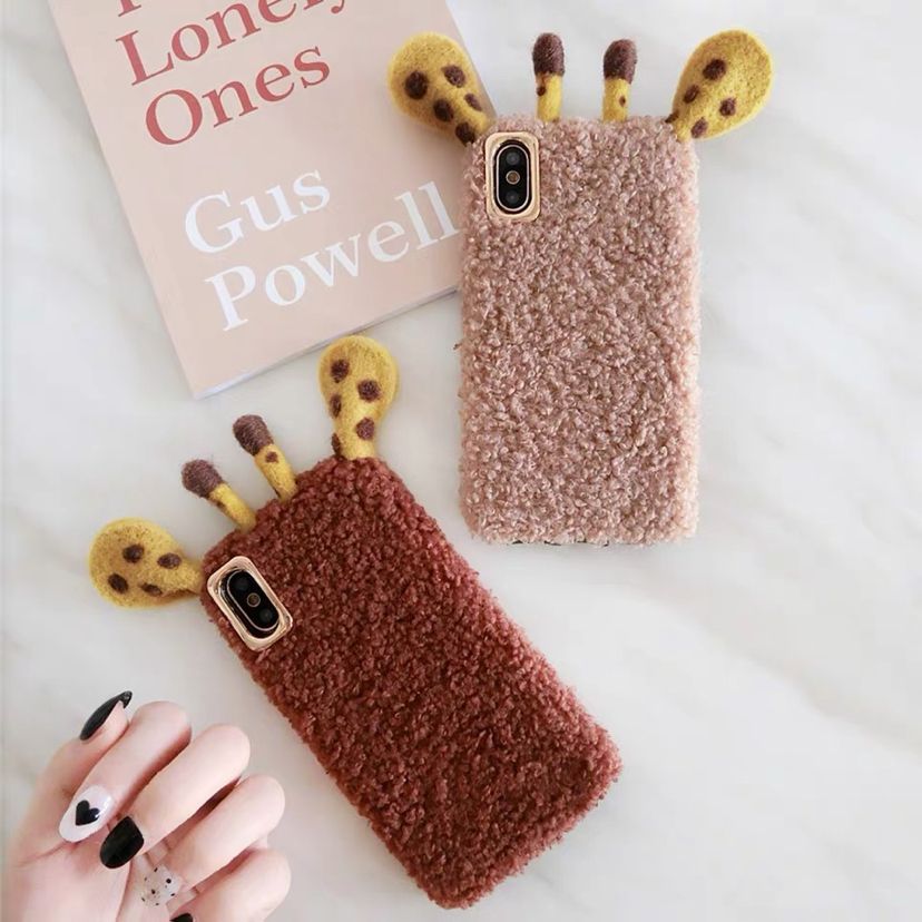 羊毛鹿角手机壳帽套子服饰配件[69]细节图