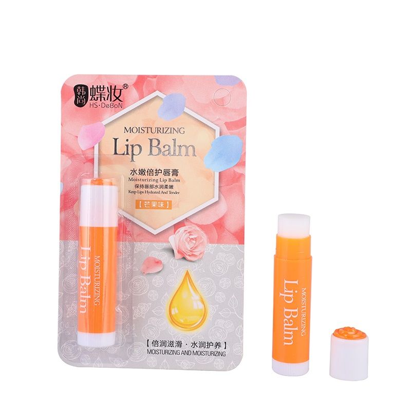 Hanshang Butterfly Makeup Double Protection And Lubrication Lip Balm Hydrating And Moisturizing Anti-Dryness Desalting Lip Lines Anti-Dryness Lip Care details Picture