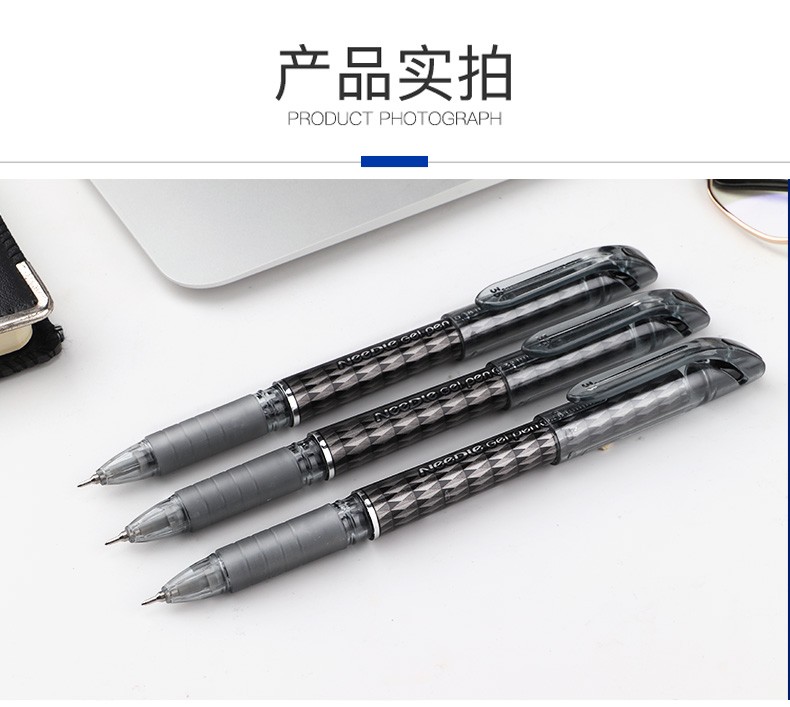 Pock Pen PC2128 ultra-fine half-needle pen Gel pen 0.38mm detail image 8
