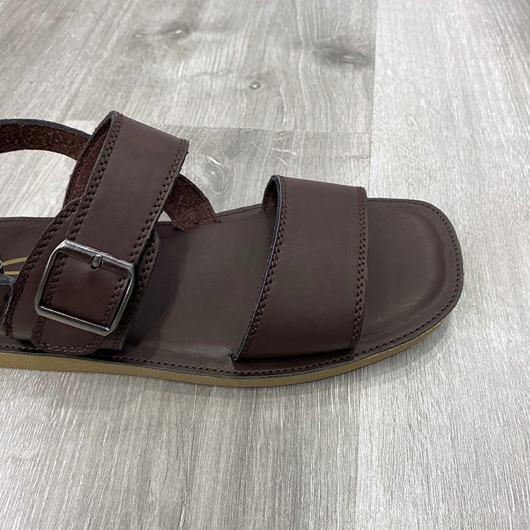 Men Sandals Summer open PU Leather classic beach shoes详情图4