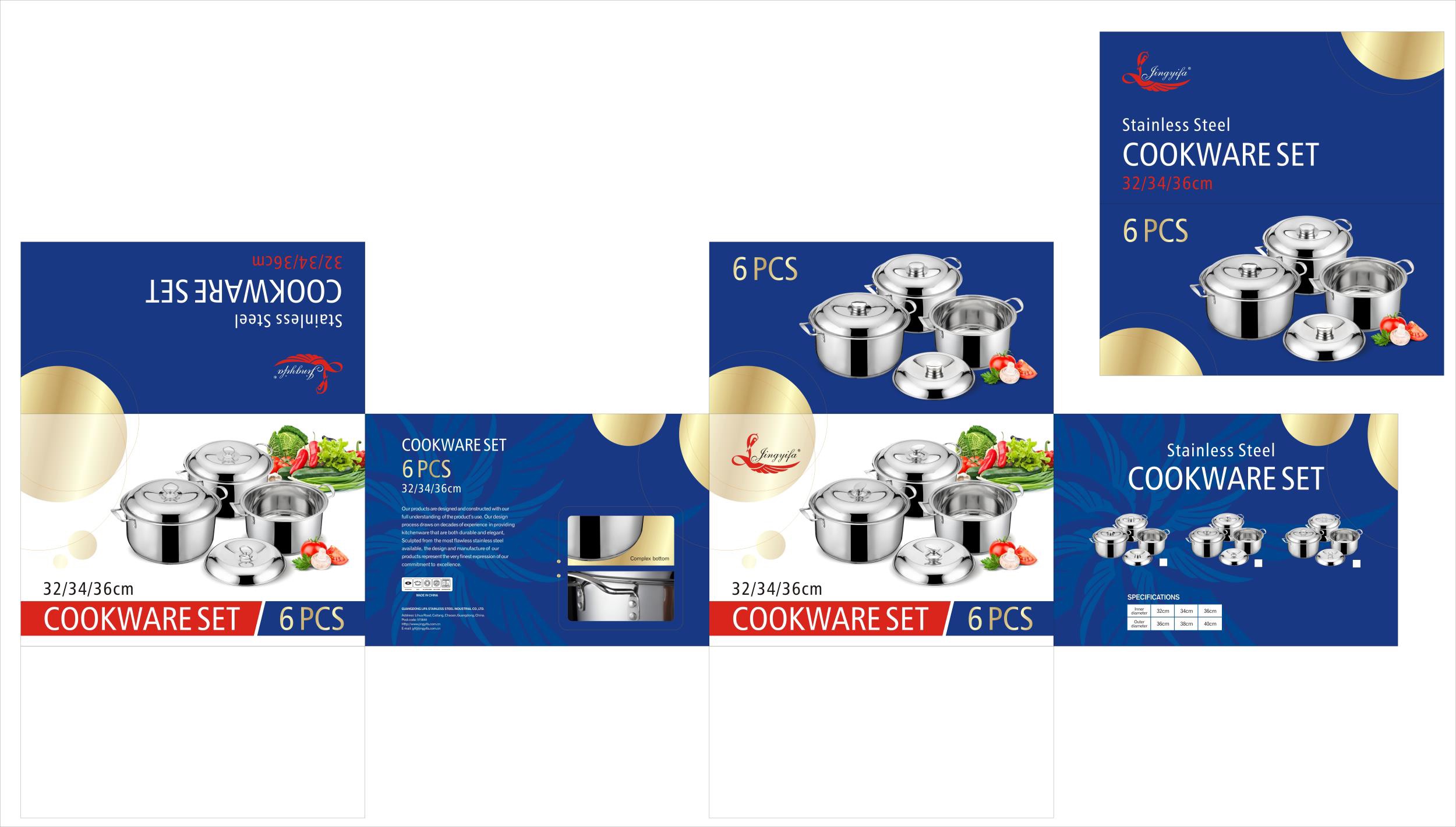 Stainless Steel Pot Set, Stockpot, Pot Set details Picture