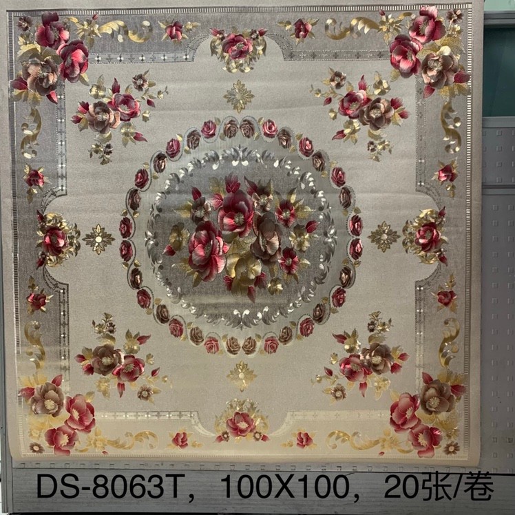 PVC gilded tablecloth, European-style tablecloth detail image 1