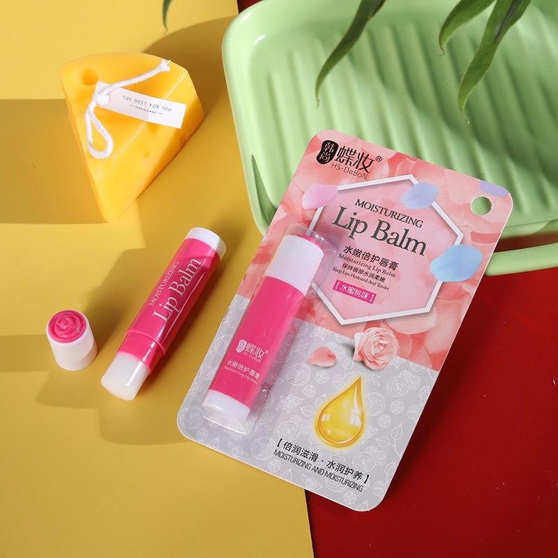 Hanshang Butterfly Makeup Double Protection And Lubrication Lip Balm Hydrating And Moisturizing Anti-Dryness Desalting Lip Lines Anti-Dryness Lip Care Application Scenario
