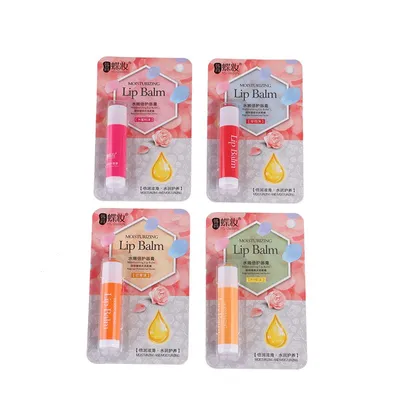 Hanshang Butterfly Makeup Double Protection And Lubrication Lip Balm Hydrating And Moisturizing Anti-Dryness Desalting Lip Lines Anti-Dryness Lip Care
