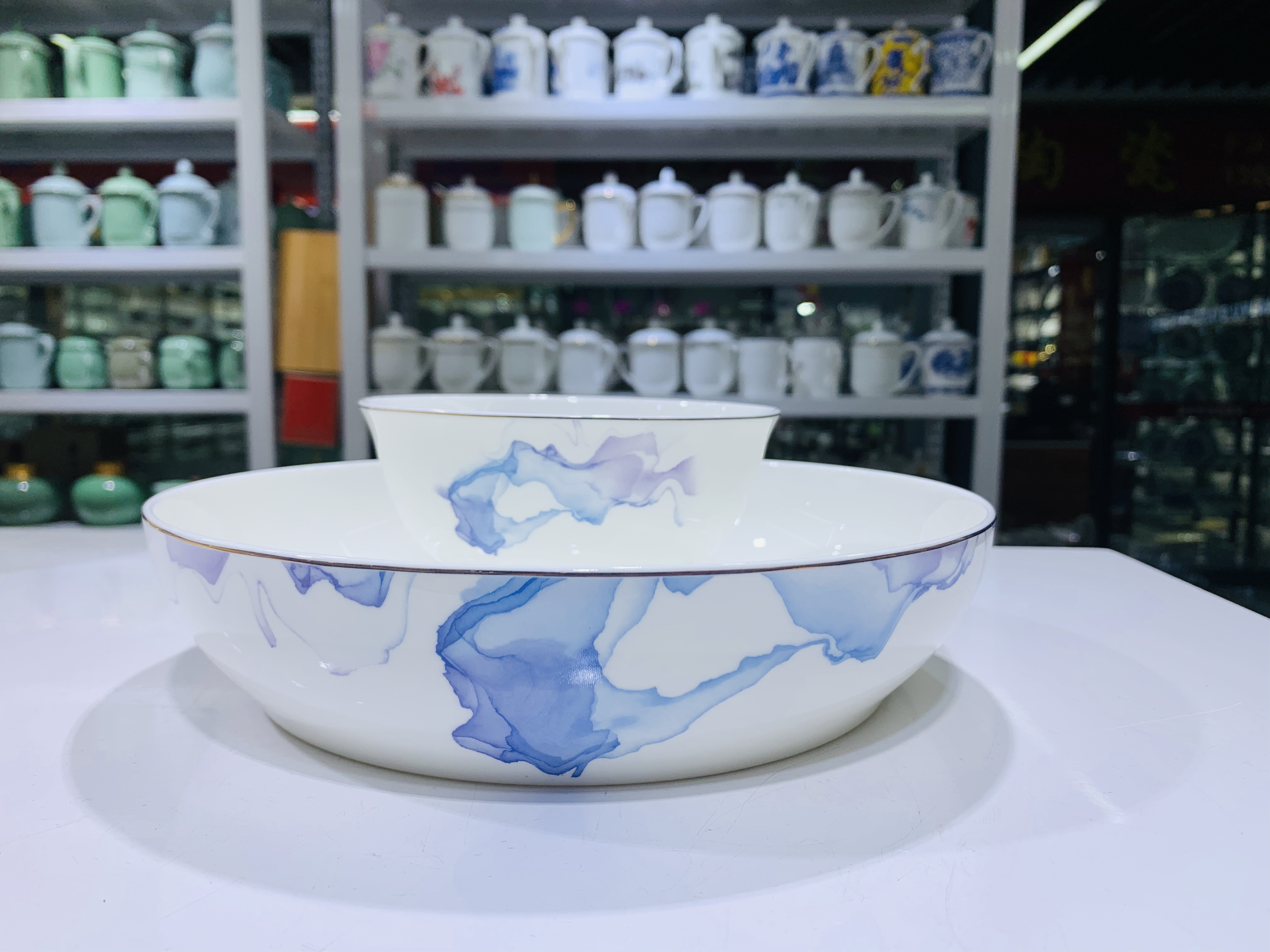 陶瓷餐具套装实物图