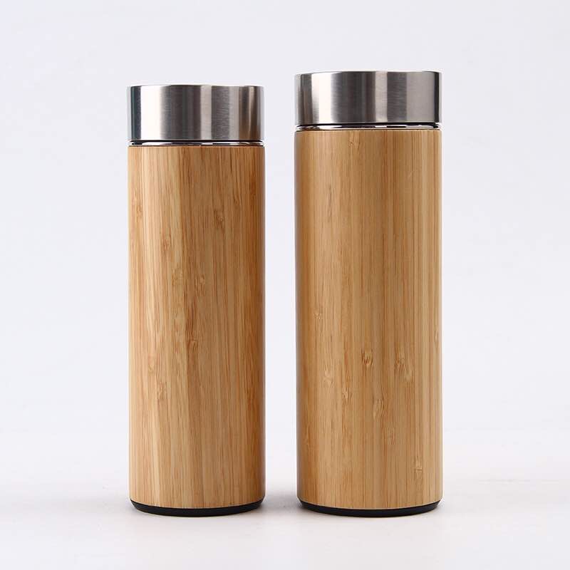 350Ml Vacuum Insulated Bamboo Cup details Picture