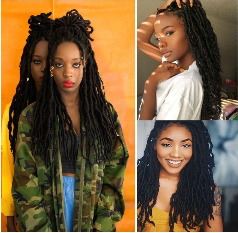 New Lady Liberty hand-knitted crochet wigs and dreadlocks
