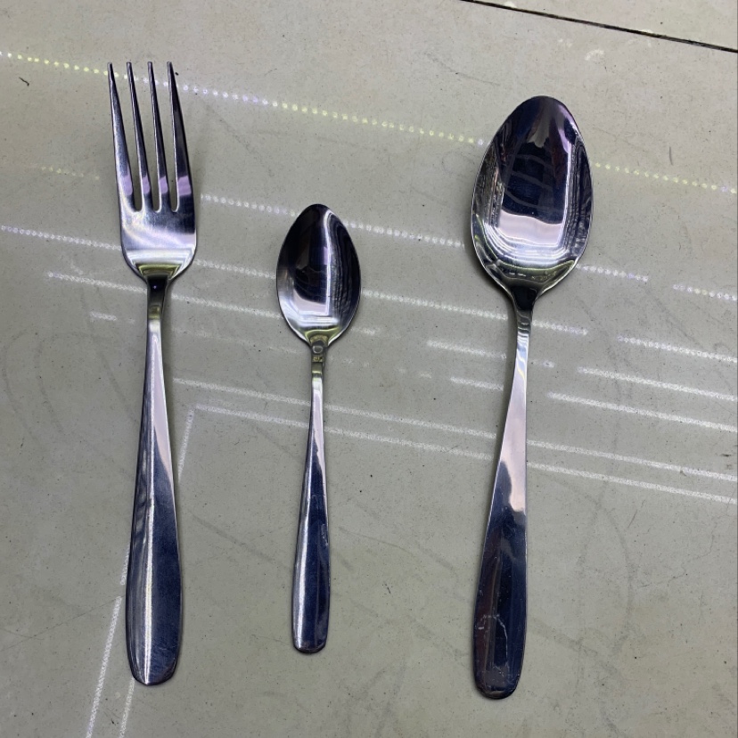 不锈钢勺子叉子匙子小勺甜品勺叉