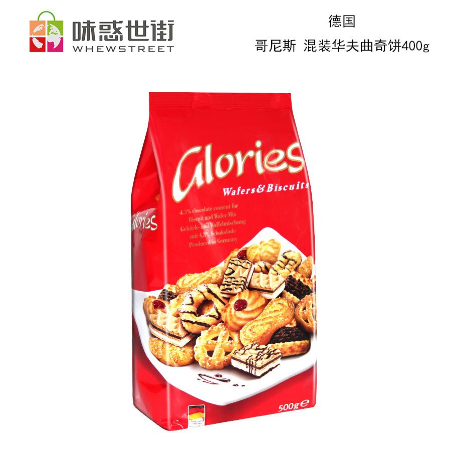 哥尼斯混装华夫饼干400g产品图