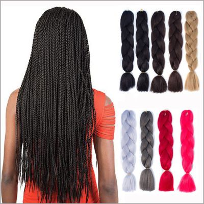 Large braids monochrome color chemical fiber braid African braid wig extensions braid twist braid