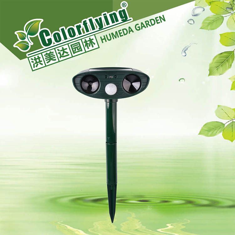 太阳能充电超声波驱鼠 驱蛇器 驱野猪动物驱赶器 驱猫驱鸟驱狗